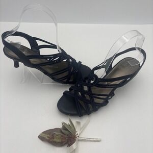 IMPO  STRETCH Navy Elastic/Supple Kiddo Pu  2½ Heels  Size 8M